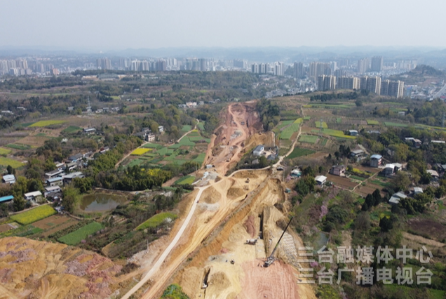 综合立体交通网 南北干道(南段)道路建设工程有序推进_三台县人民政府