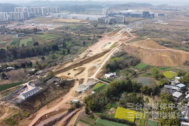 综合立体交通网 南北干道(南段)道路建设工程有序推进_三台县人民政府